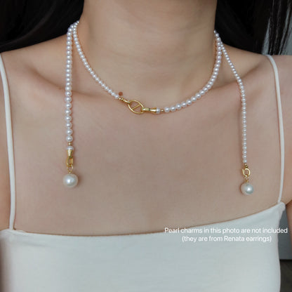 Double Strand Pearl Necklaces