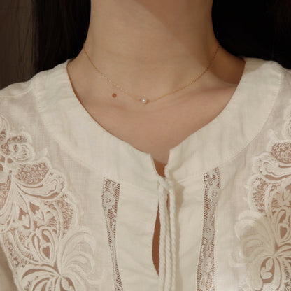 Floating Pearl Necklaces