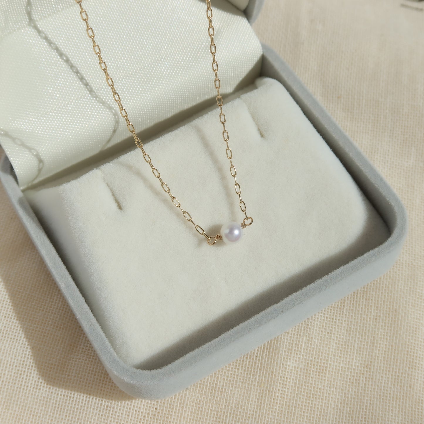 Floating Pearl Necklaces