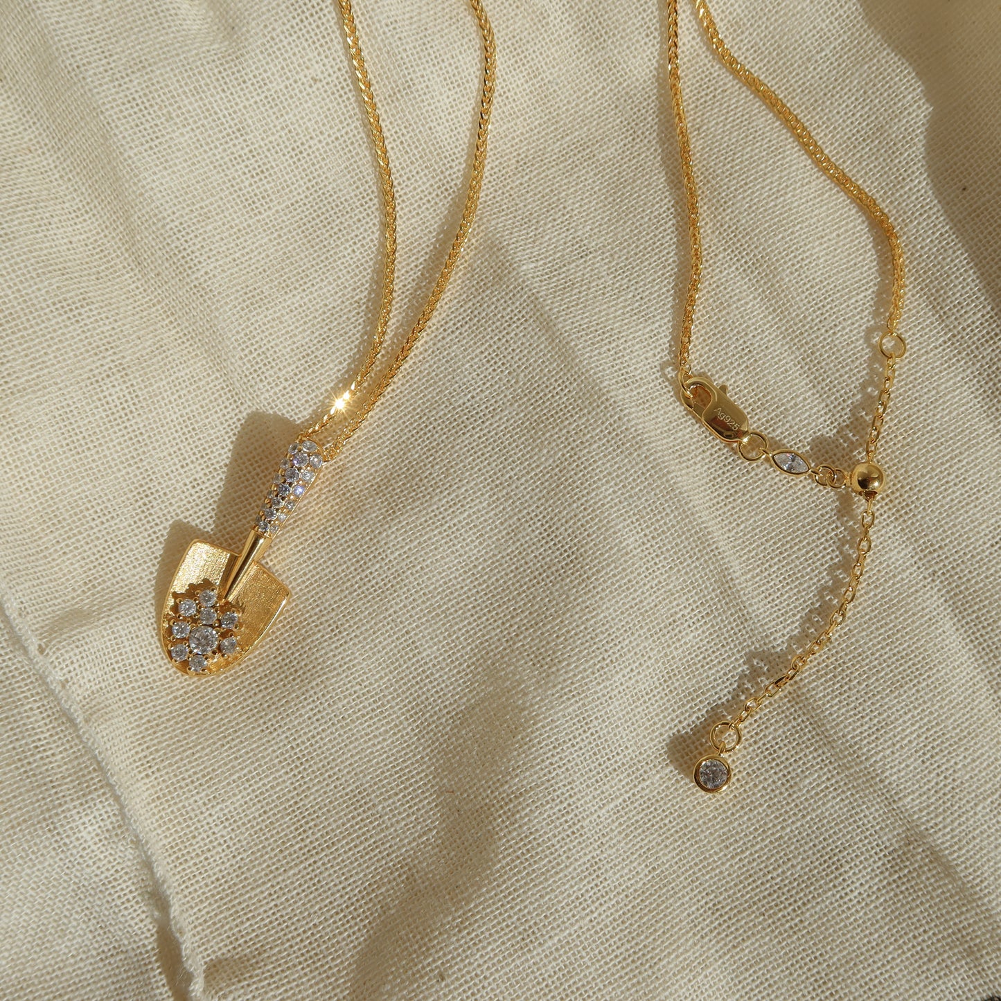 Golden Shovel Necklaces