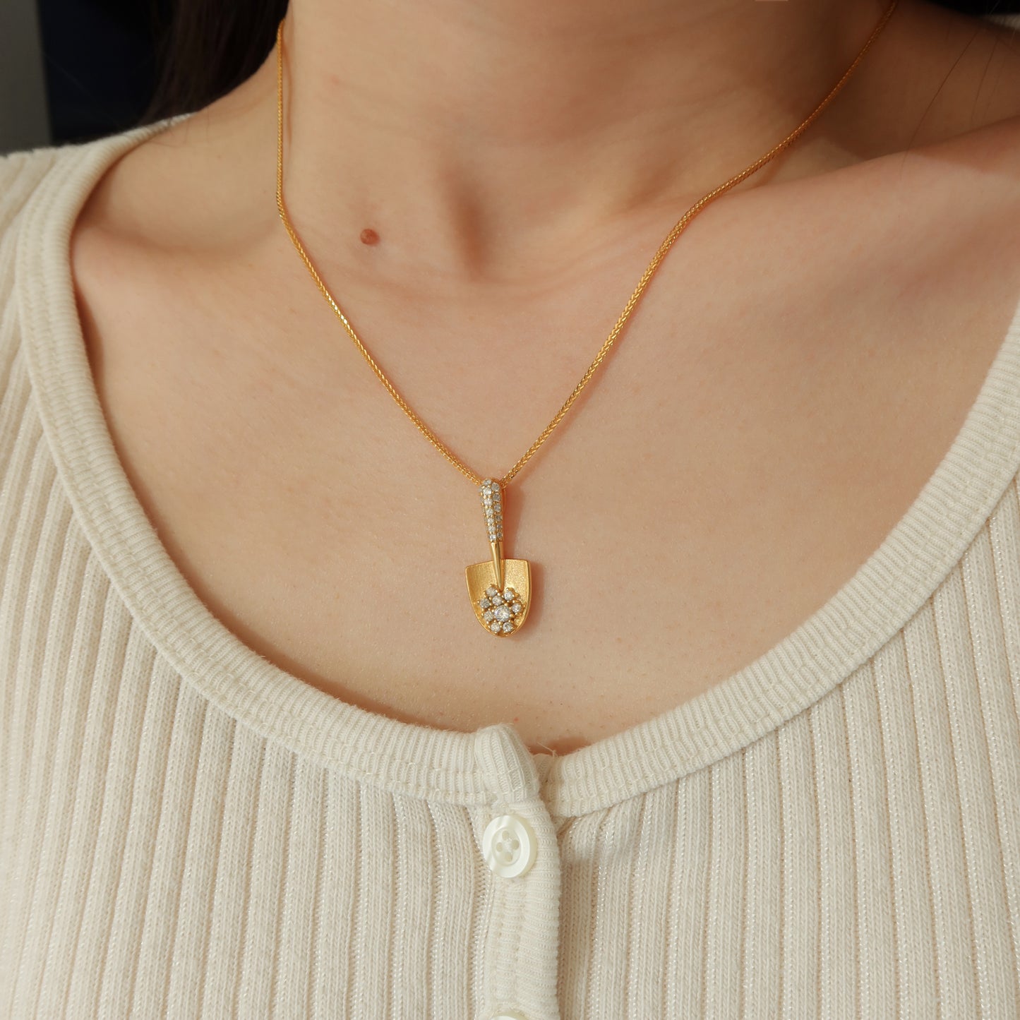Golden Shovel Necklaces