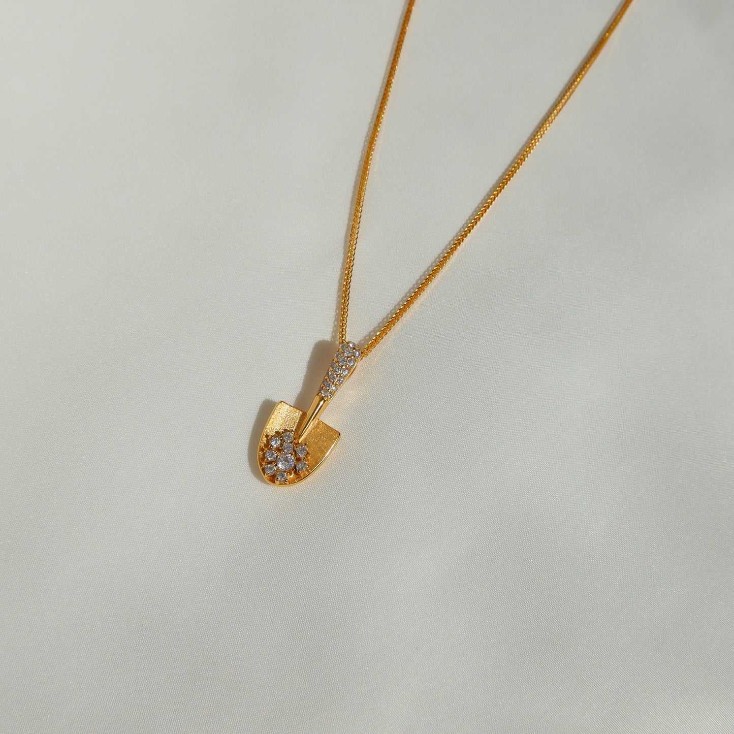 Golden Shovel Necklaces