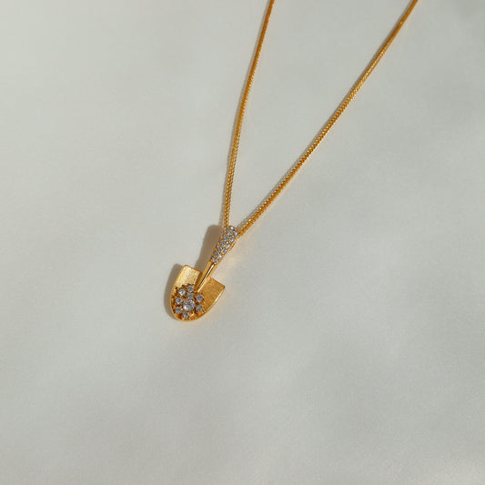 Golden Shovel Necklaces