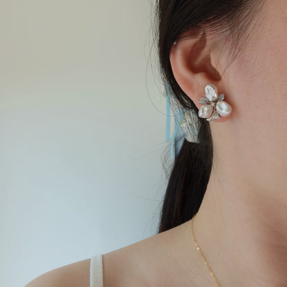 Elise Keshi Pearl Earrings (Limited Edition)