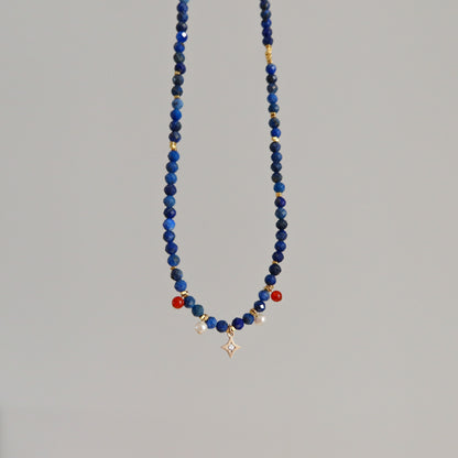 Lapis Lazuli Charm Necklaces