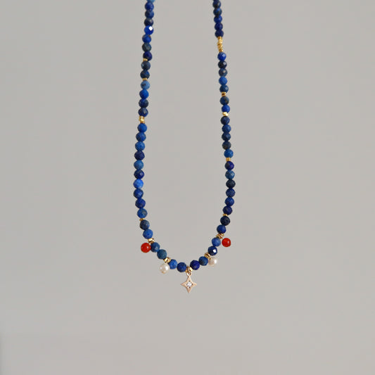 Lapis Lazuli Charm Necklaces