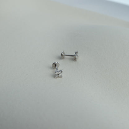 Moissanite Ear Studs