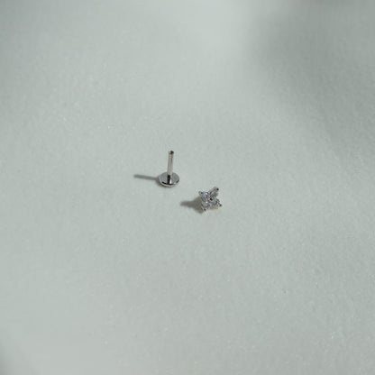 Moissanite Ear Studs