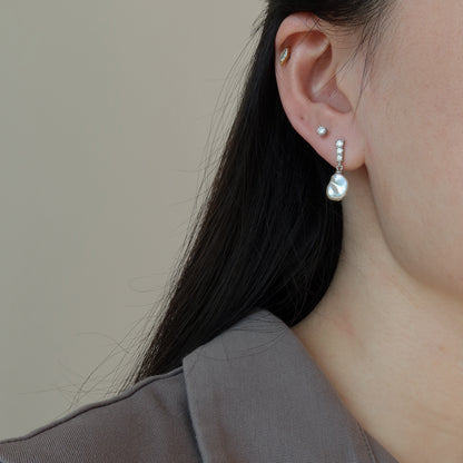 Moissanite Ear Studs