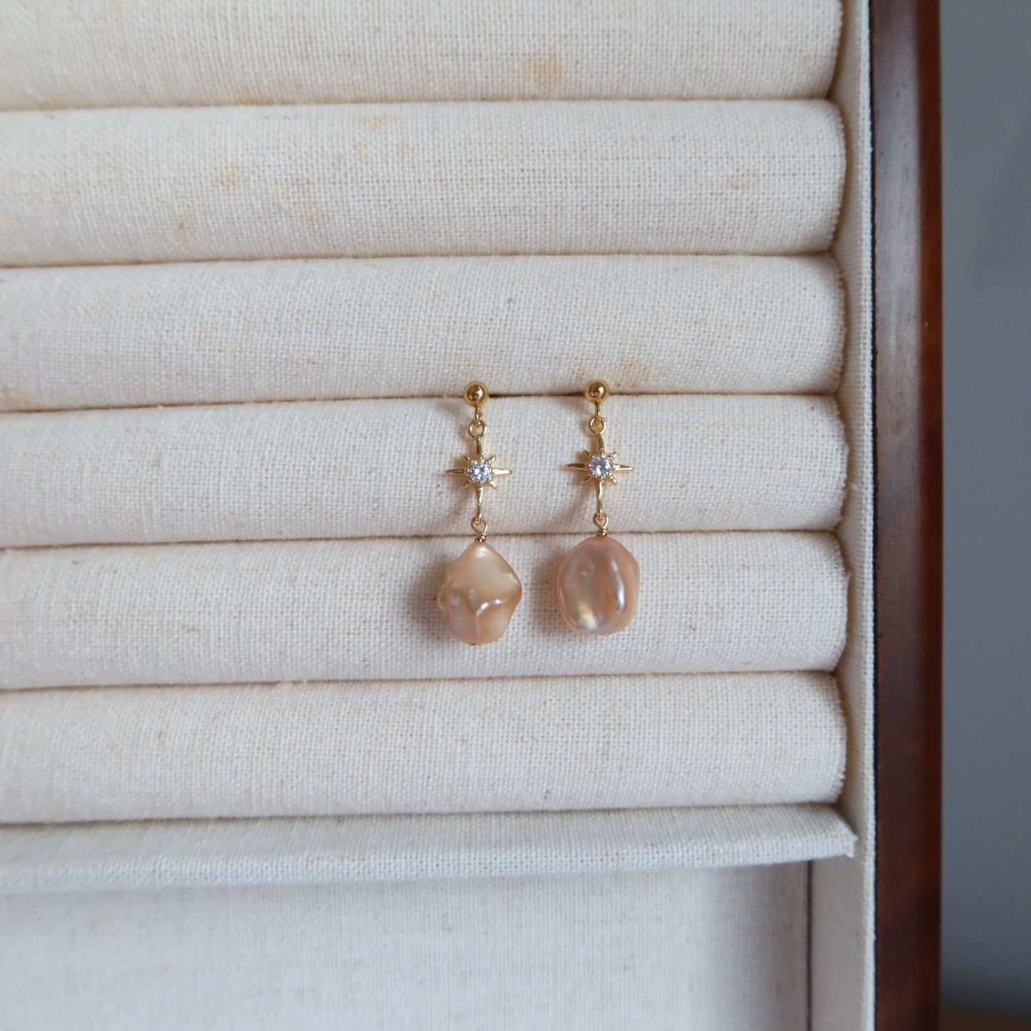 Northstar Keshi Pearl Earrings