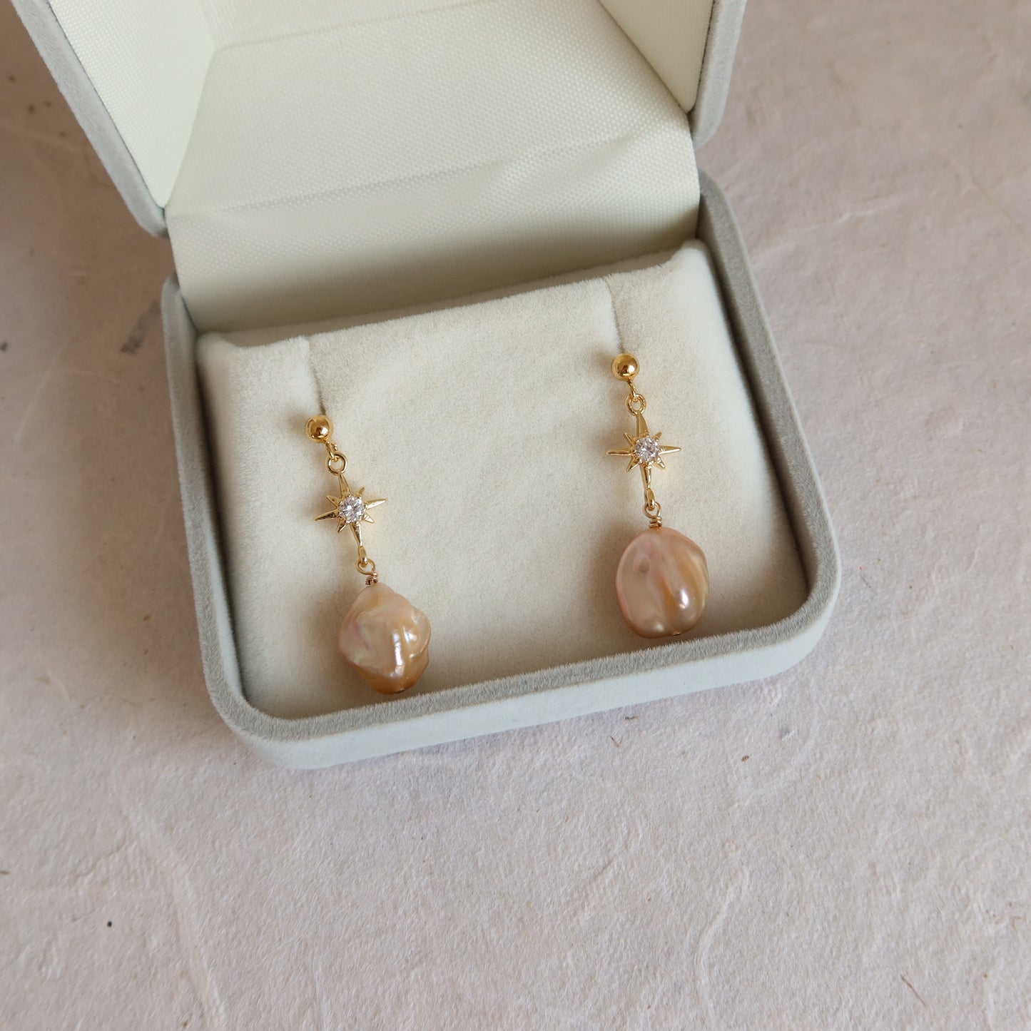 Northstar Keshi Pearl Earrings