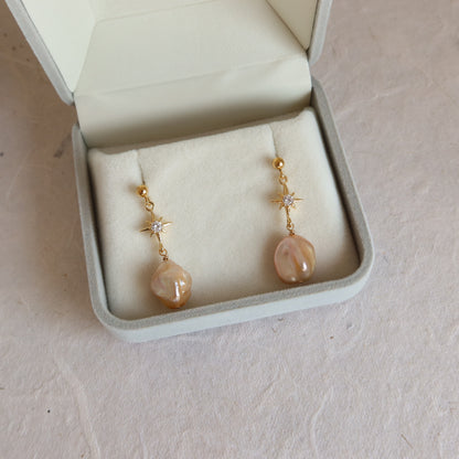 Northstar Keshi Pearl Earrings