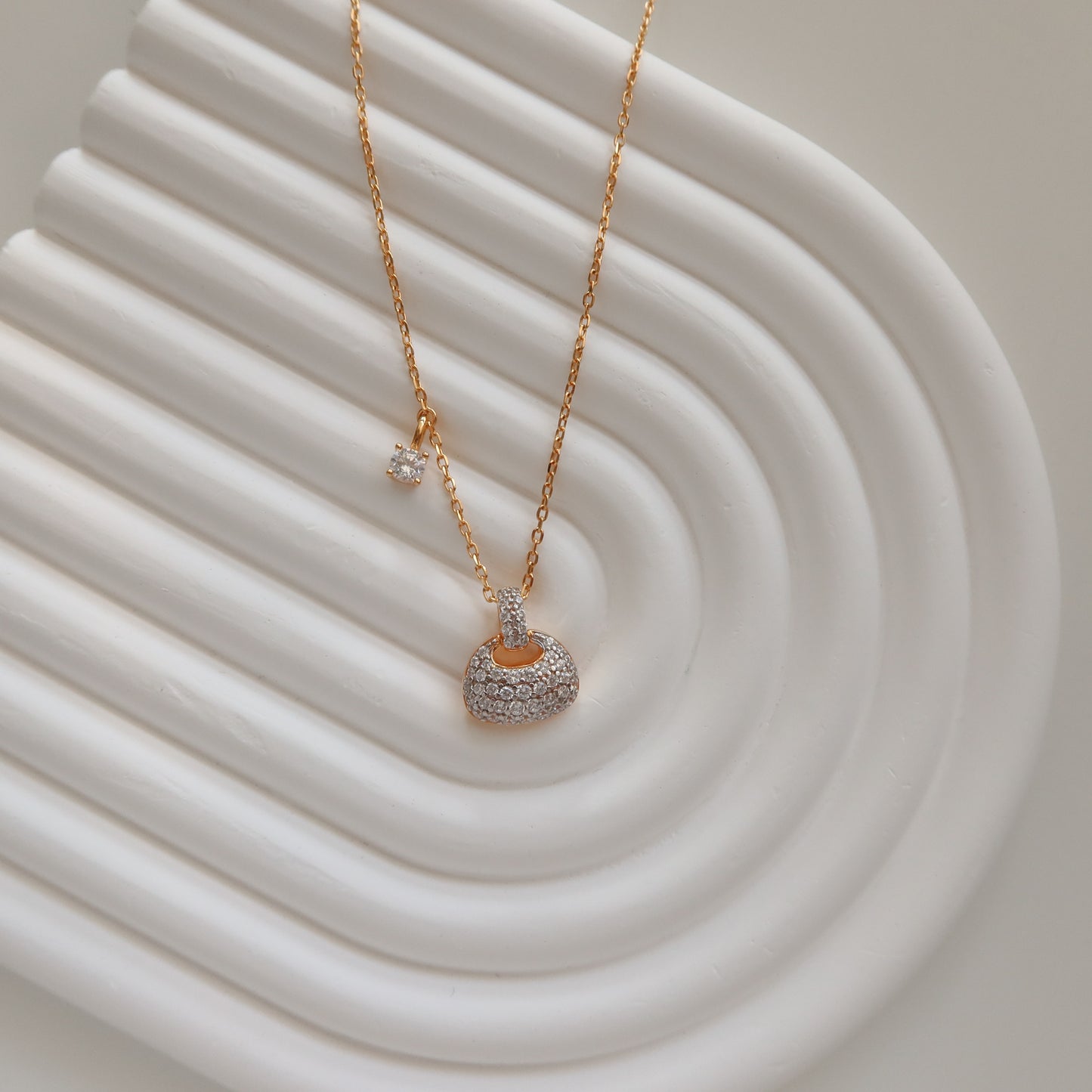 Diamond Handbag Necklaces