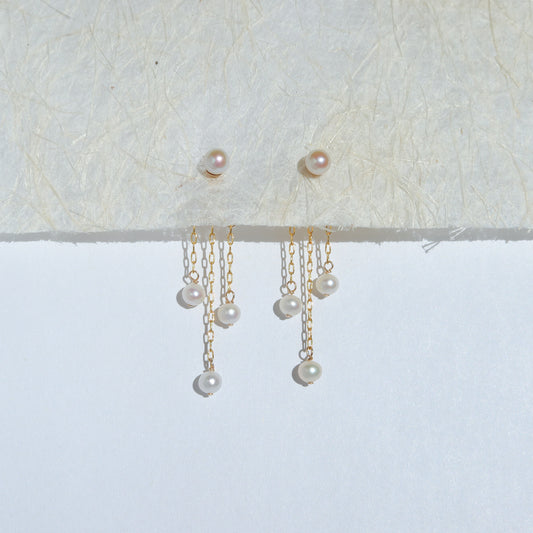 Pearl Cascade Earrings