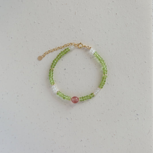 Peridot Beaded Bracelet