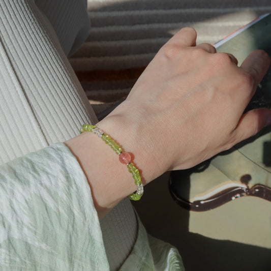 Peridot Beaded Bracelet