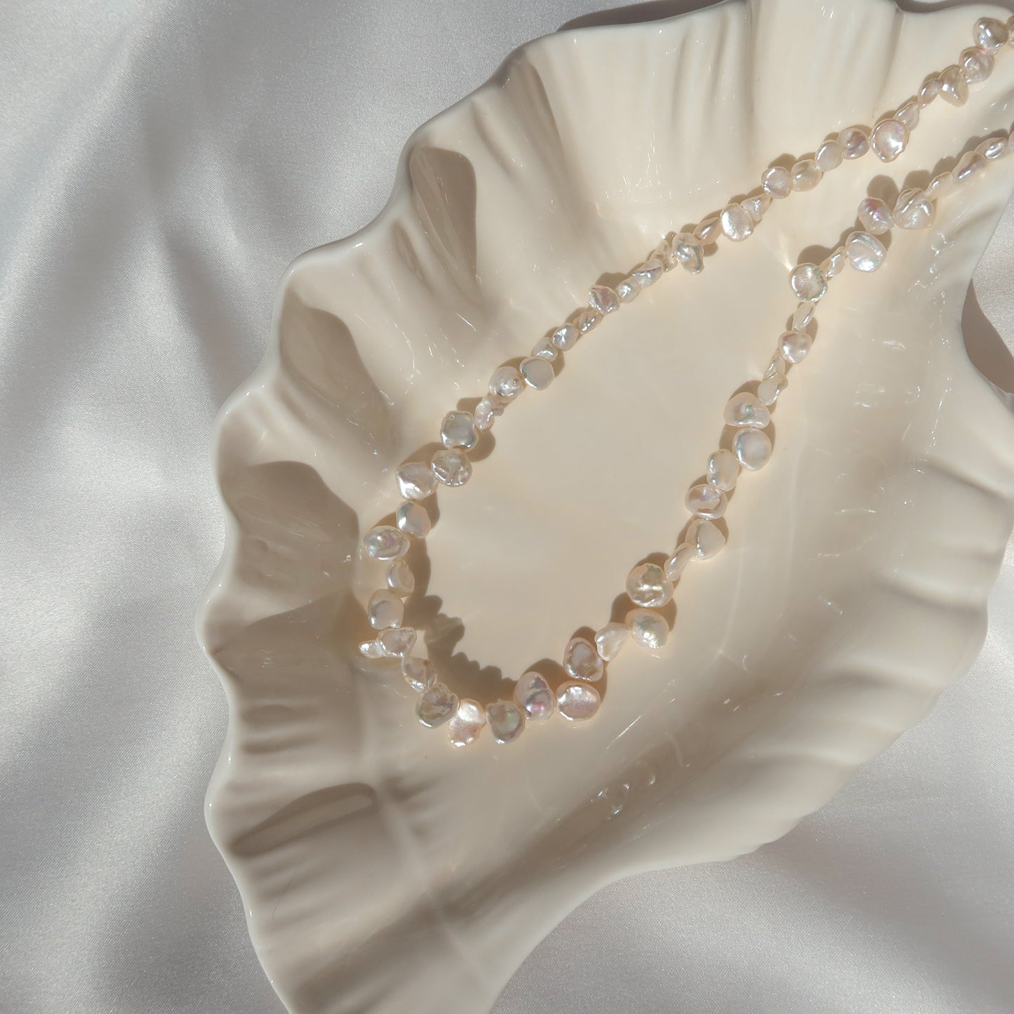 Petal Pearl Necklaces