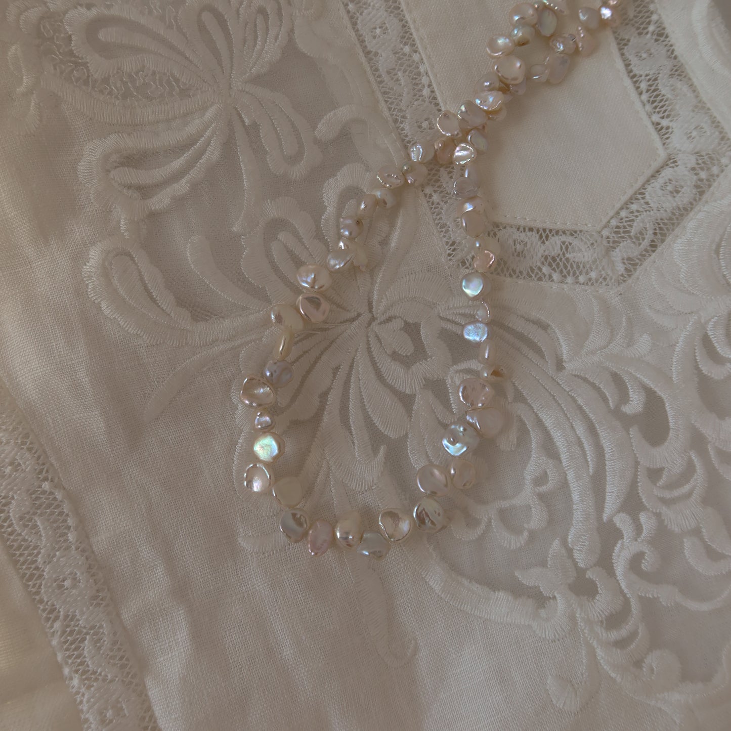 Petal Pearl Necklaces