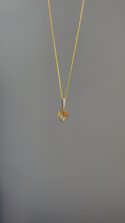 Golden Shovel Necklaces