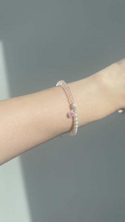 Douceur Rose Quartz Bracelet