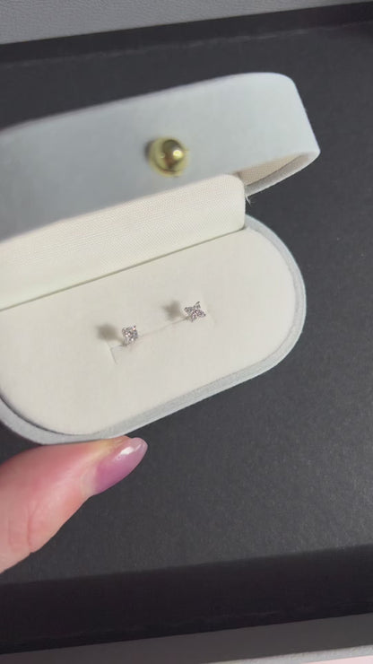 Moissanite Ear Studs