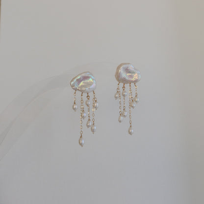 Pearls in the Rain Earrings