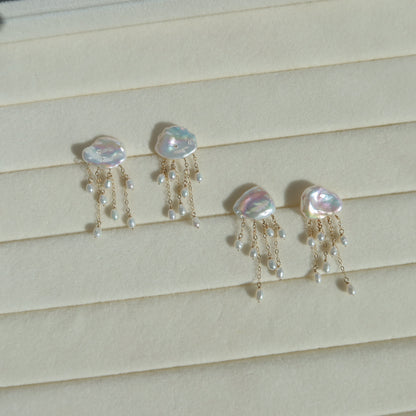 Pearls in the Rain Earrings