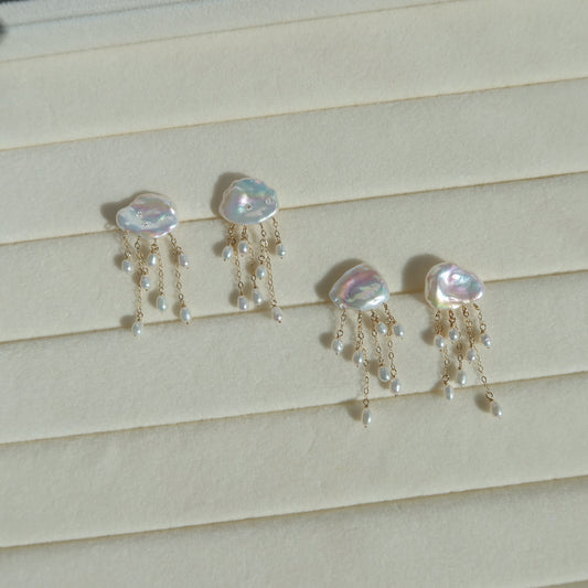 Pearls in the Rain Earrings