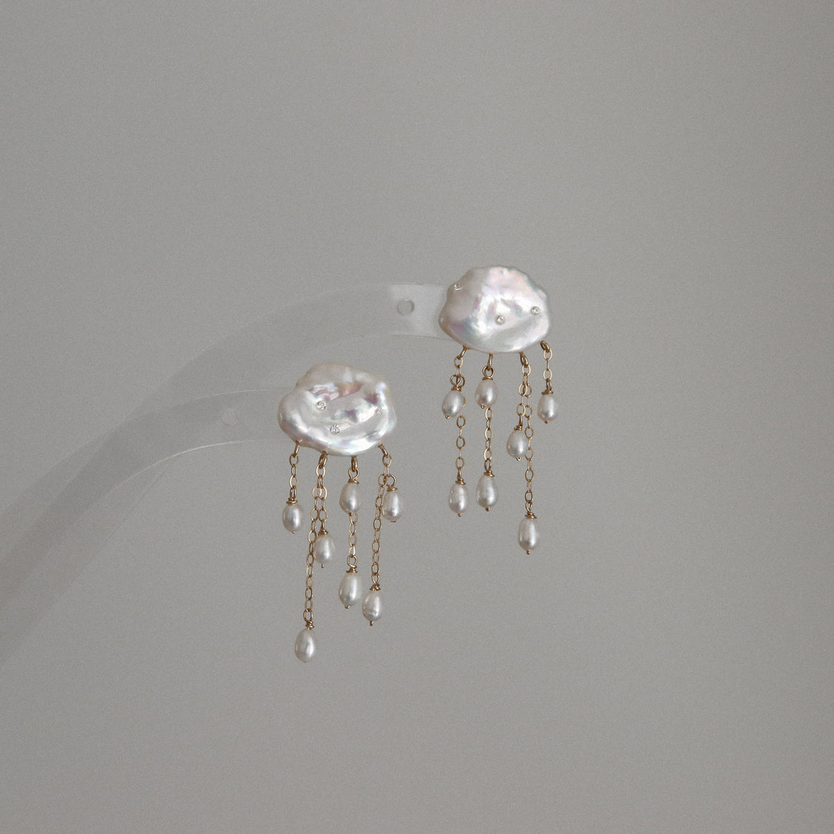Pearls in the Rain Earrings