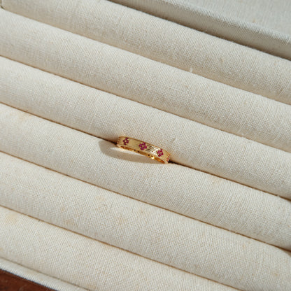 Ruby Band Rings