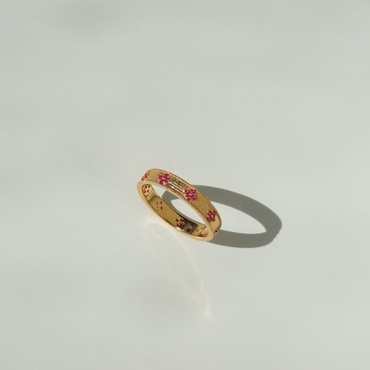 Ruby Band Rings