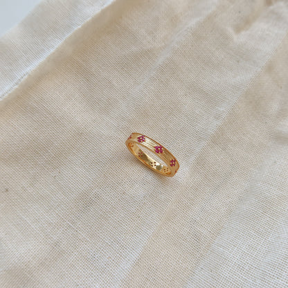 Ruby Band Rings