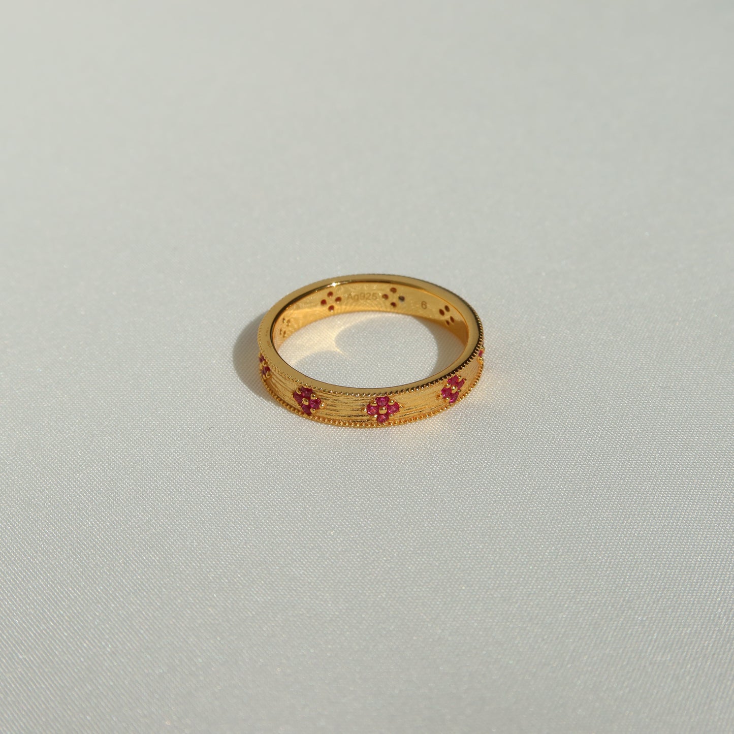 Ruby Band Rings