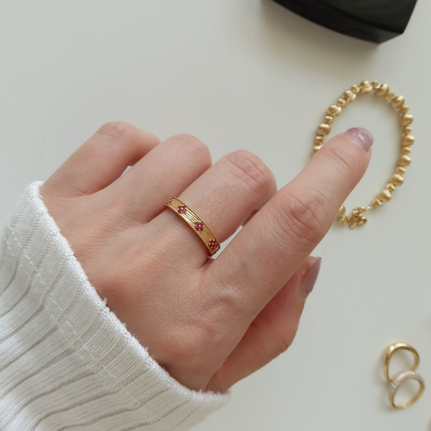 Ruby Band Rings