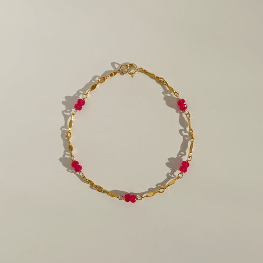 Ruby Satellite Bracelets