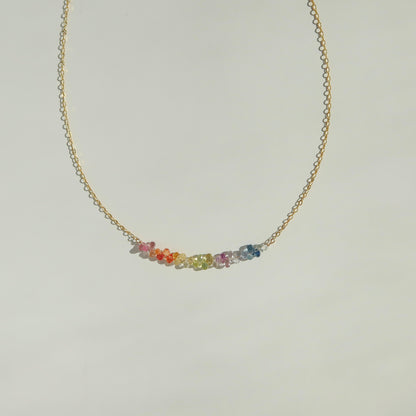 Rainbow Sapphire Necklaces (Limited edition)