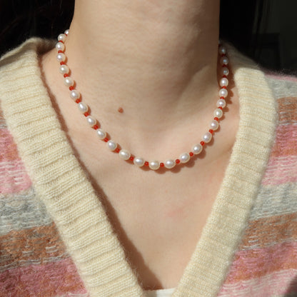 Scarlett Pearl & Red Agate Set