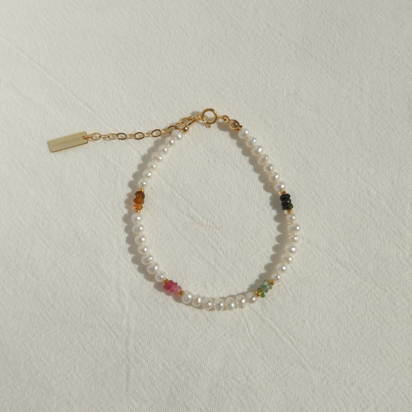 Maia Tourmaline And Pearl Bracelets