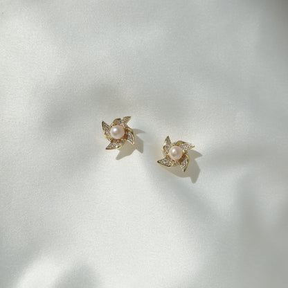Windmill Ear Studs