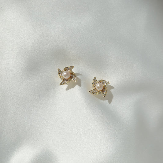 Windmill Ear Studs