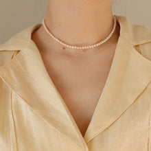 Load image into Gallery viewer, Gold Ball Pearl Beaded Choker
