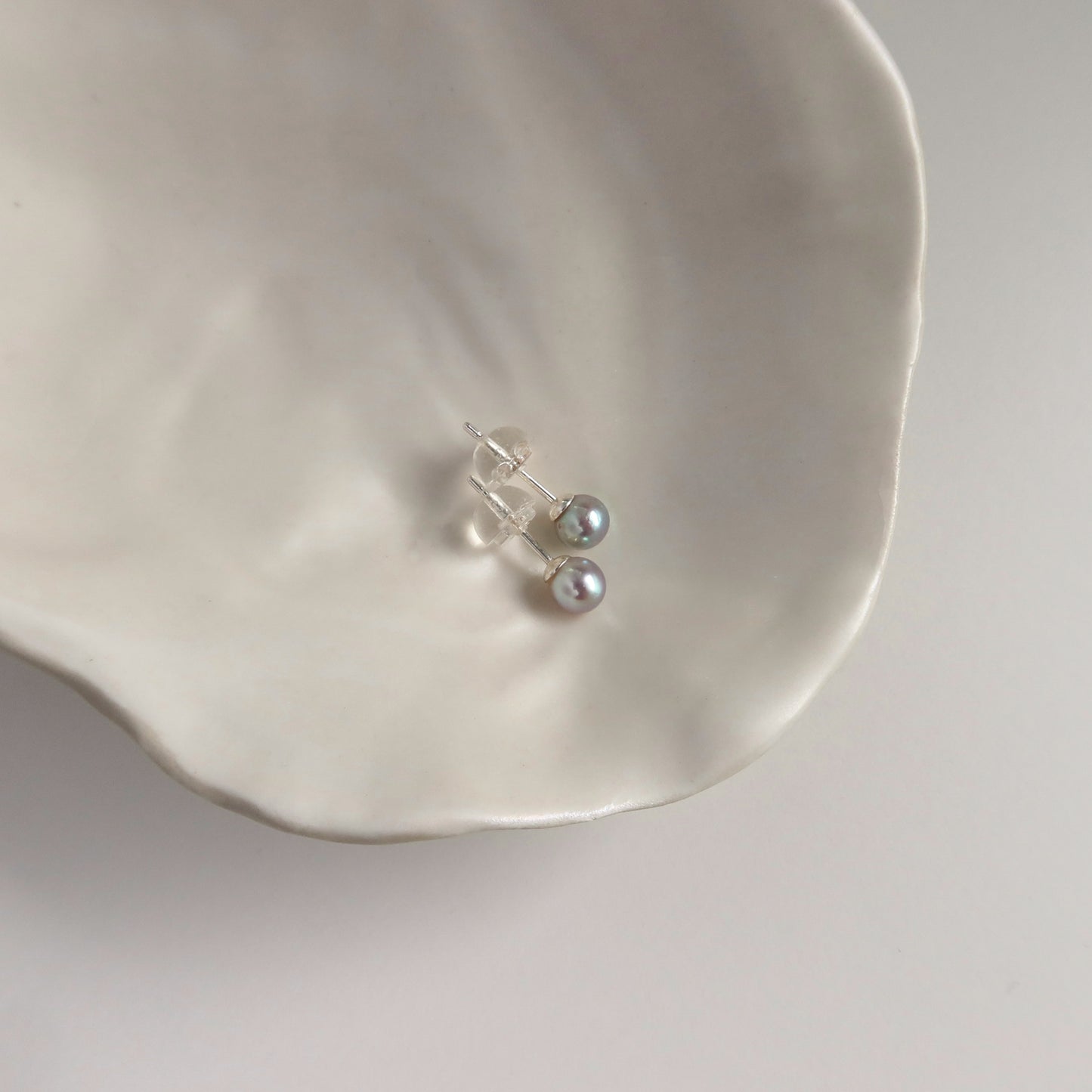 Blue Akoya Pearl Studs (limited addition)