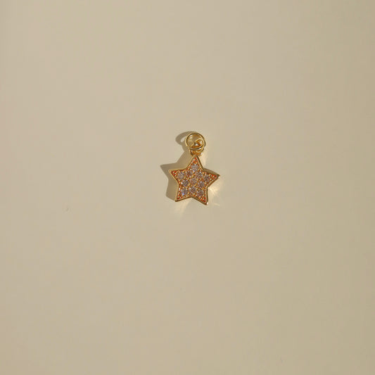 Paved Star Earring Charms