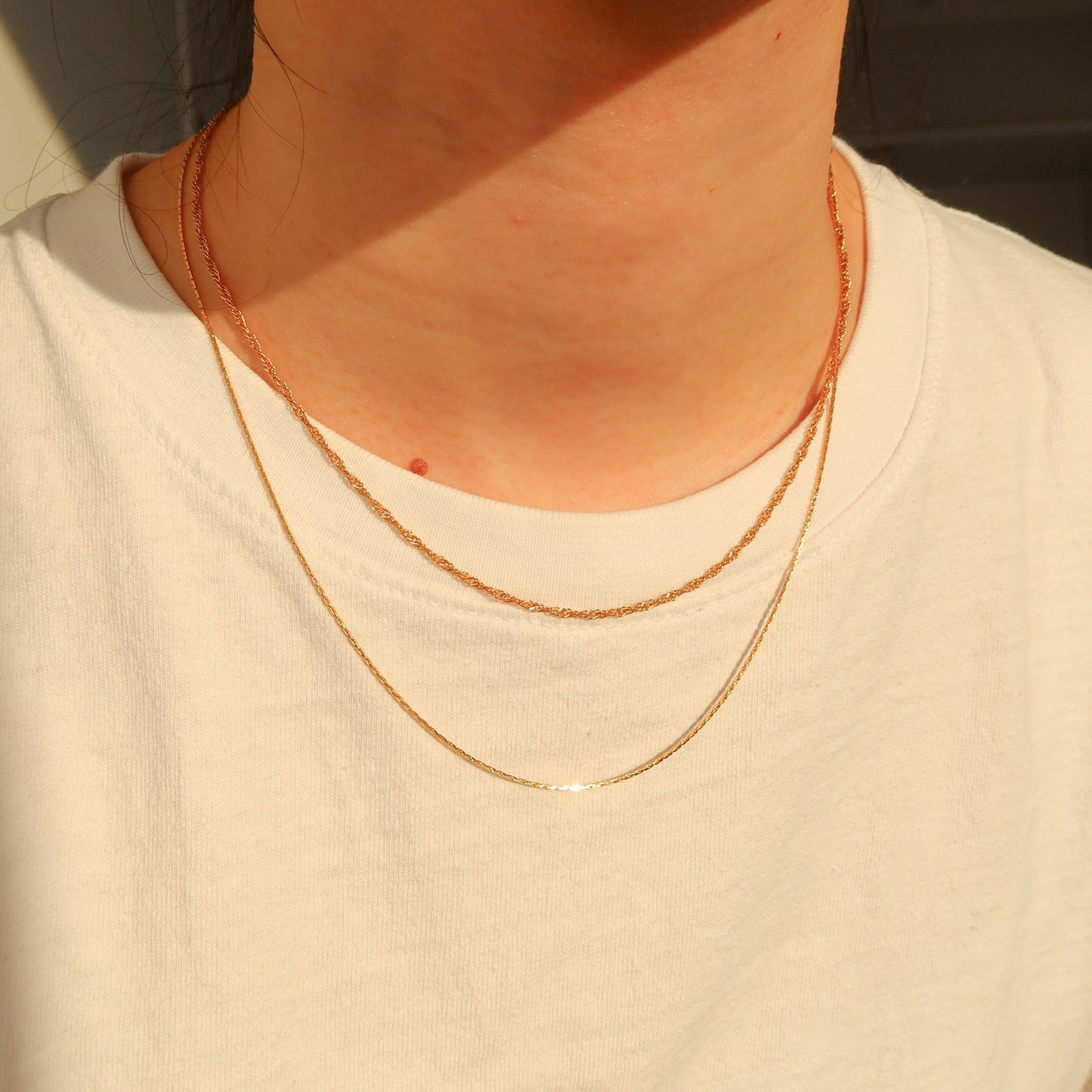 Twisted Chain Necklaces