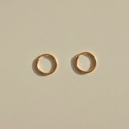 Small Infinity Hoops 12mm (Single)