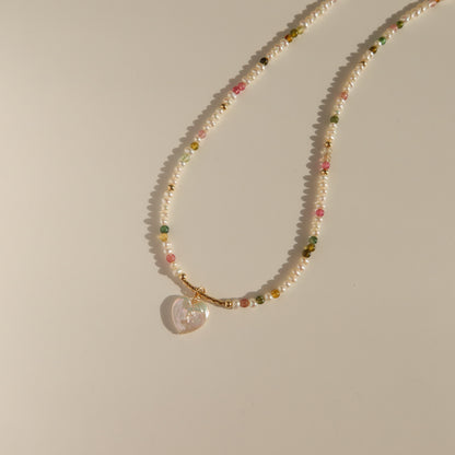 Tourmaline & Pearl Necklaces