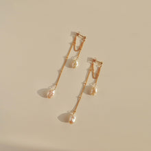 Load image into Gallery viewer, Tanya Pearl Dangle Earrings
