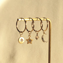 Load image into Gallery viewer, Gem Star Earring Charms
