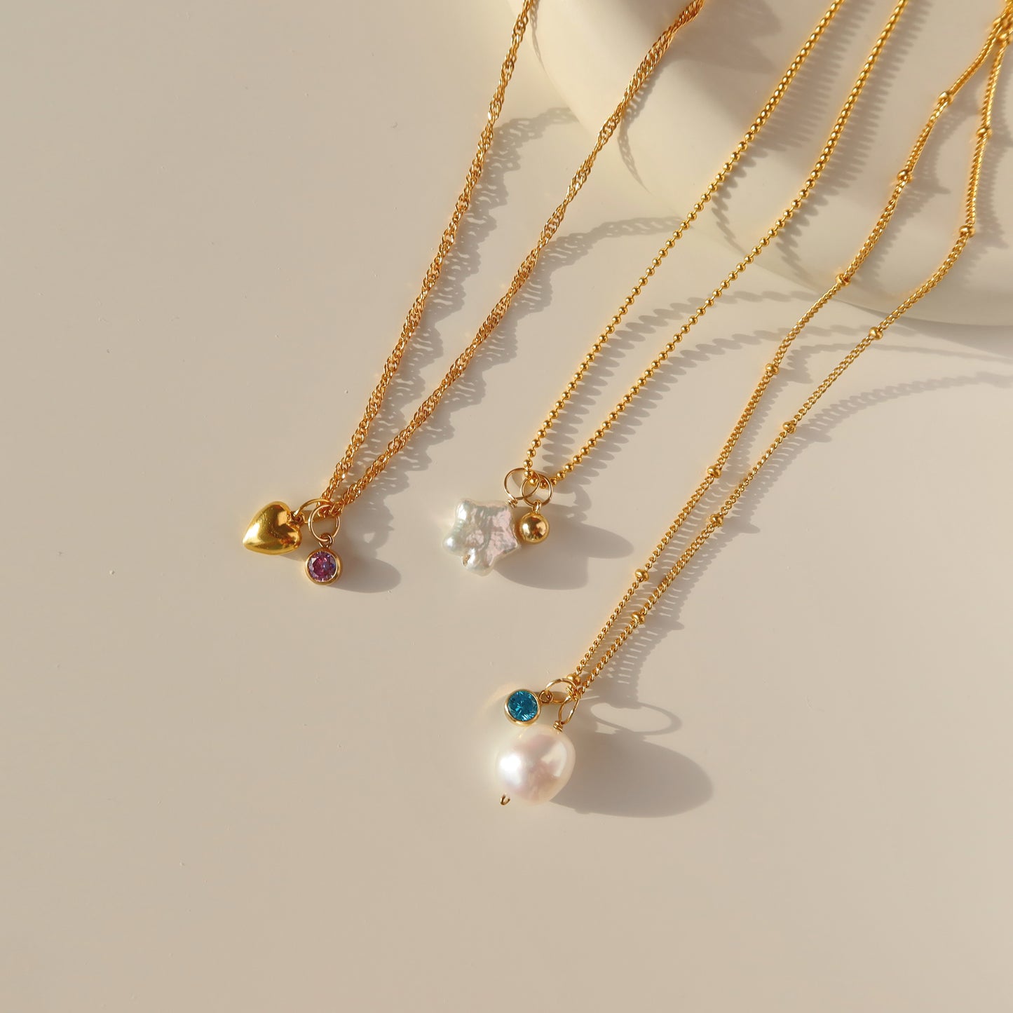 Satellite Chain Necklaces