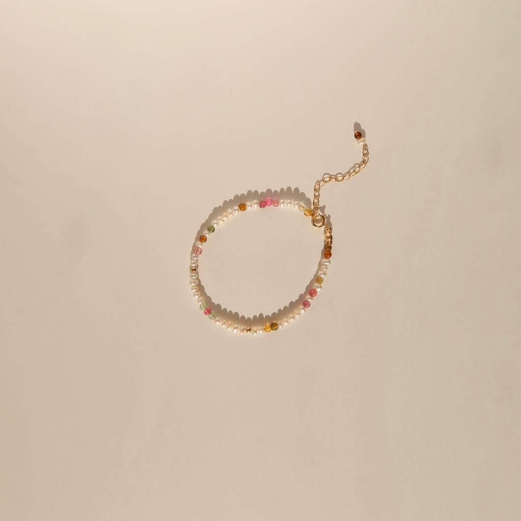 Tourmaline & Pearl Bracelets